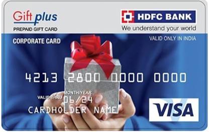 HDFC Physical Gift Card