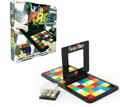 Rubiks Race Puzzle Board Game Rubix Race Rubic Race Mind Game Puzzle Kids Toy 