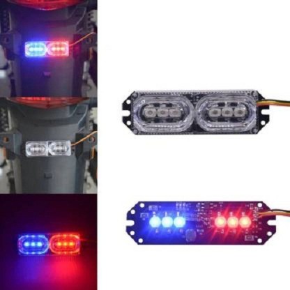 Rupse 2ps License Plate Light,12V Waterproof LED Bulb,License Tag Screw Bolt Lamp for Car Motorcycle Truck RV ATV Bike Blue 