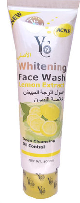 lemon whitening face wash