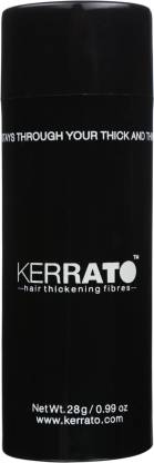 Kerrato Hair Thickening Fibers 28 gms (Black) - Price in India, Buy Kerrato  Hair Thickening Fibers 28 gms (Black) Online In India, Reviews, Ratings &  Features 