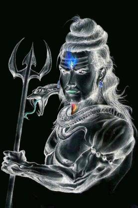 Mahadev Mahakal Bholenath Lord Shiva Painting Poster Fully Waterproof Vinyl Sticker Print For Living Room Bedroom Office Kids Room Hall Fine Art Print Religious Posters In India Buy Art Film Design Let's create many cute and beautiful photos for you and your friends. lord shiva painting poster fully