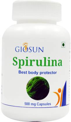 GIOSUN Spirulina 500 mg Capsules