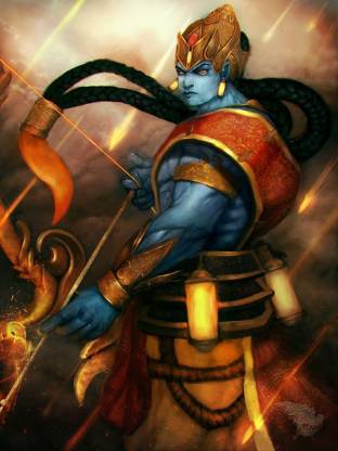 Lord Ram Animated Poster Paper Print (12 inch X 18 inch, Rolled) Paper  Print - Decorative posters in India - Buy art, film, design, movie, music,  nature and educational paintings/wallpapers at 