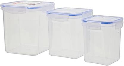 Fronmin Air Tight Locked Virgin Plastic Food Container 1000 Ml 1500 Ml 2500 Ml Plastic Grocery Container Price In India Buy Fronmin Air Tight Locked Virgin Plastic Food Container