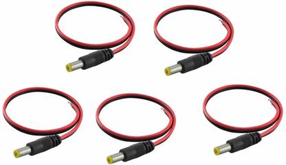 Lipiworld Male Pigtail Dc Power Cable Connectors For Cctv Surveillance Camera Pack 5 Male Pigtail Dc Power Cable Connectors Wire Connector Price In India Buy Lipiworld Male Pigtail Dc Power Cable Connectors