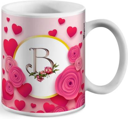 Wagwan Letter B Alphabet Best Gift For Boy Friend Special Birthday Gift For Girlfriend 602 Ceramic Coffee Mug Price In India Buy Wagwan Letter B Alphabet Best Gift For Boy Friend