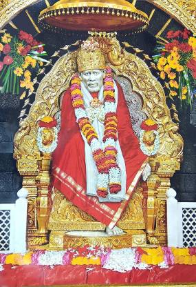 Shirdi Saibaba Wallpapers Fully WaterProof Vinyl Sticker Poster For Living  Room,Bedroom,Office,Kids Room,Hall (24X18) Fine Art Print - Religious  posters in India - Buy art, film, design, movie, music, nature and  educational paintings/wallpapers