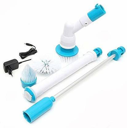Cloudking Electric Spinning Scrubber Machine Floor Cleaning Bathroom Tiles Cleaner Tool With 3 Replaceable Brushes And
