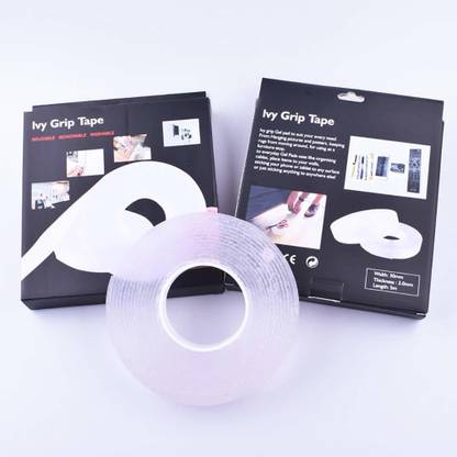 Flipkart Com Jayragh Transparent Double Sided Tape Washable Traceless Nano Gel Tape Multipurpose Magic Nano Grip Tape Roll Stick To Glass Metal Kitchen Cellphone Pads Or Tile Nano Magic Tape 2 M Washable Traceless Nano Gel