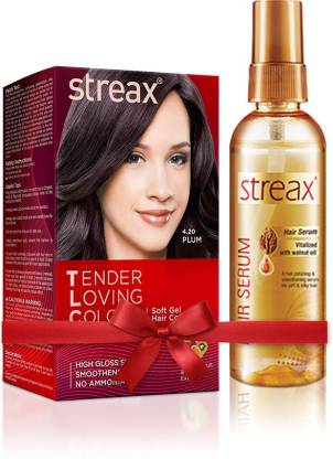 Streax Walnut Hair Serum 100Ml + TLC MINI Plum  Price in India -  Buy Streax Walnut Hair Serum 100Ml + TLC MINI Plum  online at  