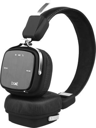 boAt Rockerz 600 HD Sound Bluetooth Headset  (Black, On the Ear)