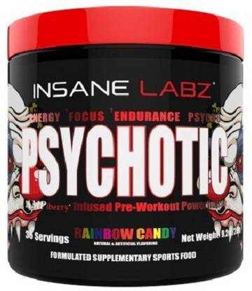 insane labz PSYCHOTIC RAINBOW CANDY FLAVOUR 35 SERVINGS ...