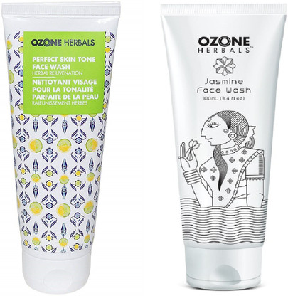 ozone herbals jasmine face wash