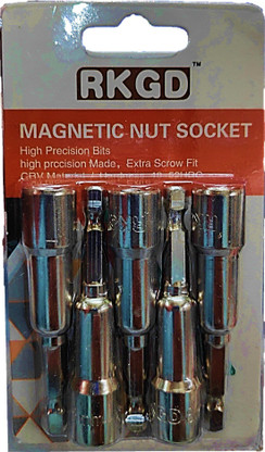 14PC Power Nut Driver Hex Shank Drill Bit Set Adapter Socket Wrench Screw Tool 