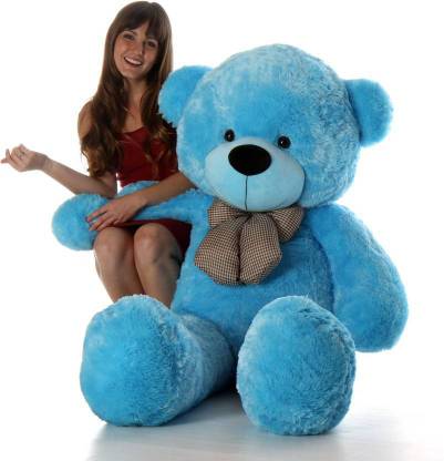 Ziraat 3 FEET SKY BLUE TEDDY BEAR FOR GIFT N M – 90.19 cm  (SKY BLUE)