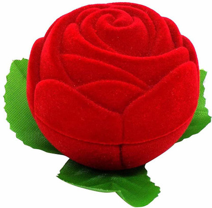 rose ring box with ring