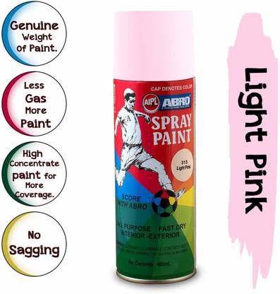 Flipkart Com Abro Sp 313 Multipurpose Colour Spray Paint Can For Cars And Bikes Light Pink 400ml