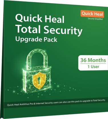 QUICK HEAL Total Security 1 User 3 Years (Renewal)