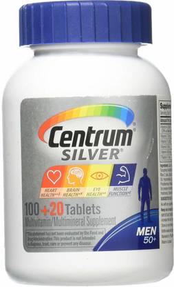 centrum silver men 50 100 20 tablets