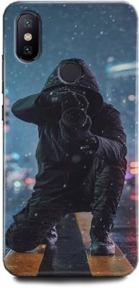 GRAFIQE Back Cover for Mi Redmi Note 5 Pro/ Black, Man, Wallpaper, Camera,  Dark - GRAFIQE : 