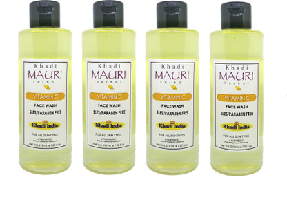 khadi face cleanser vitamin c