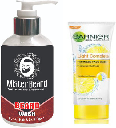 garnier beard wash