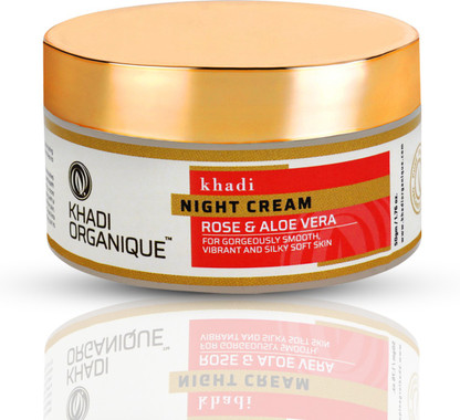 khadi natural rose and aloe vera cream