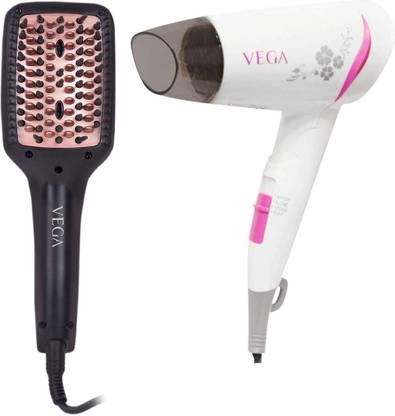 VEGA VHSB-02 X-Look Paddle Straightening Brush Hair Straightener & Go Style 1200 Hair Dryer (VHDH-18) Personal Care Appliance Combo Price in India - Buy VEGA VHSB-02 X-Look Paddle Straightening Brush Hair Straightener VEGA VHSB-02 X-Look Paddle Straightening Brush Hair Straightener & Go Style 1200 Hair Dryer (VHDH-18) Personal Care Appliance Combo Price in India - Buy VEGA VHSB-02 X-Look Paddle Straightening Brush Hair Straightener
