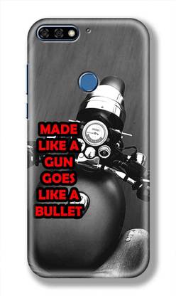 GUNSHOT Back Cover for Honor 7C