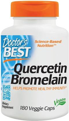 doctor s best quercetin bromelain 180 veggie caps