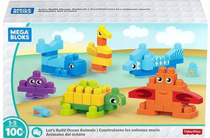 Mega Bloks Let's Build Ocean Animals Building Blocks Building Kit - Let's Build Ocean Animals Building Blocks Building Kit . Buy Ocean Animals toys in India. shop for Mega Bloks products in Mega Bloks Let's Build Ocean Animals Building Blocks Building Kit - Let's Build Ocean Animals Building Blocks Building Kit . Buy Ocean Animals toys in India. shop for Mega Bloks products in