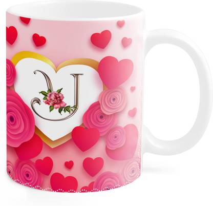 Andv Alphabet Letter Y Printed On Beautiful Heart Shaped Pink Rose Frame Tea Coffee M Agab1900bh Ceramic Coffee Mug Price In India Buy Andv Alphabet Letter Y Printed On Beautiful Heart Shaped Pink