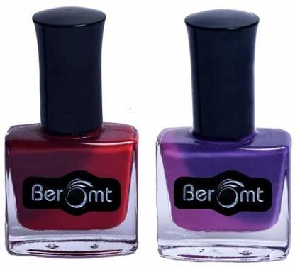 BEROMT Non Toxic Taste Less Temperature Change Nail Polish, Mood Changing  Nail Art Combo Kit Red, Purple - Price in India, Buy BEROMT Non Toxic Taste  Less Temperature Change Nail Polish, Mood