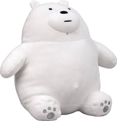 We Bare Bears Sitting Ice Bear Plush 30 cm - 30 cm - Sitting Ice Bear Plush  30 cm . Buy Ice Bear toys in India. shop for We Bare Bears products in  India. 