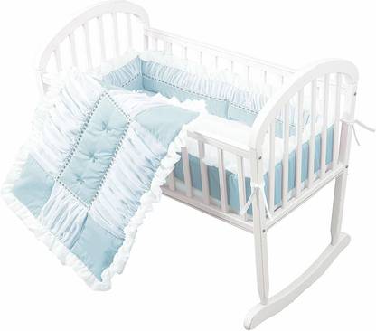 3 Piece Cradle Bedding Set Blue Shop For Babydoll Bedding Products In India