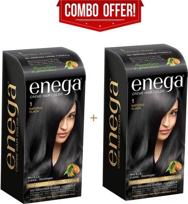 enega Cream hair color (120 ml/each) superior quality with Argan Oil & Green Tea extract enega Cream hair color (120 ml/each) superior quality with Argan Oil & Green Tea extract