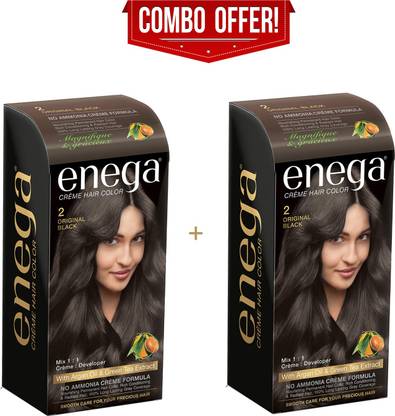 enega Cream hair color (120 ml/each) superior quality with Argan Oil & Green Tea extract enega Cream hair color (120 ml/each) superior quality with Argan Oil & Green Tea extract