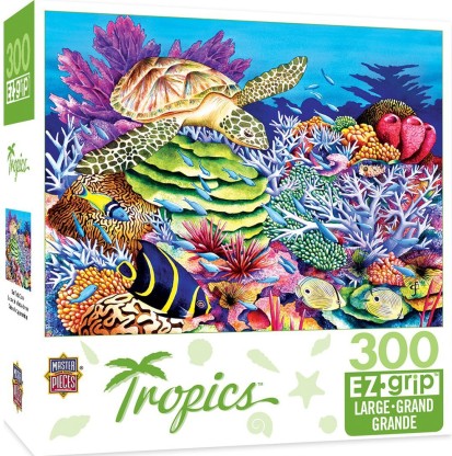 Masterpieces Puzzle 300 pièces EZ-Grip Sea Turtle Cove 