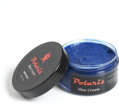 Navy blue shoe polish