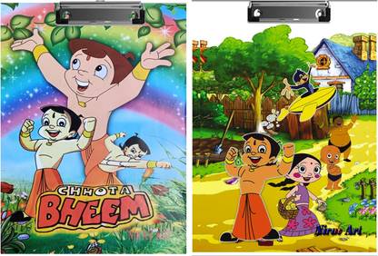 | 2Mech Chhota Bheem Combo Cartoon Desgin Premium Quality Clipboards Exam Pad/Examination Pad/Writing Pad/Clipboard/Stationery (Combo of 2, Multicolor) - | 2Mech Chhota Bheem Combo Cartoon Desgin Premium Quality Clipboards Exam Pad/Examination Pad/Writing Pad/Clipboard/Stationery (Combo of 2, Multicolor) -