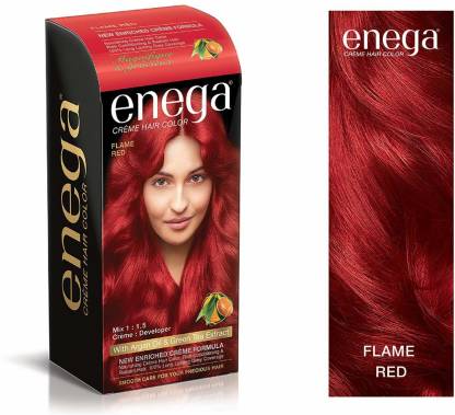 enega Flame Red Hair Color 60 ML , Flame Red - Price in India, Buy enega Flame  Red Hair Color 60 ML , Flame Red Online In India, Reviews, Ratings &  Features 