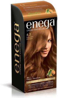 enega Golden Brown Hair Color 60 ML , Golden Brown - Price in India, Buy  enega Golden Brown Hair Color 60 ML , Golden Brown Online In India,  Reviews, Ratings & Features 