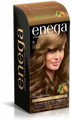 enega Light Brown Hair Color 60 ML , Light Brown - Price in India, Buy  enega Light Brown Hair Color 60 ML , Light Brown Online In India, Reviews,  Ratings & Features 
