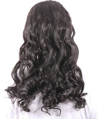 Honbon curls/curly hair wig with hair band 14-16 inch (black) Hair Extension  Price in India - Buy Honbon curls/curly hair wig with hair band 14-16 inch  (black) Hair Extension online at 