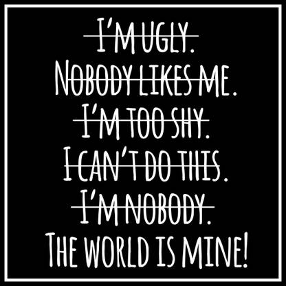 I Am Ugly Quotes I'm Ugly Sticker Poster|Motivational Quotes|Inspirational Quotes Paper  Print - Quotes & Motivation Posters In India - Buy Art, Film, Design,  Movie, Music, Nature And Educational Paintings/Wallpapers At Flipkart.com