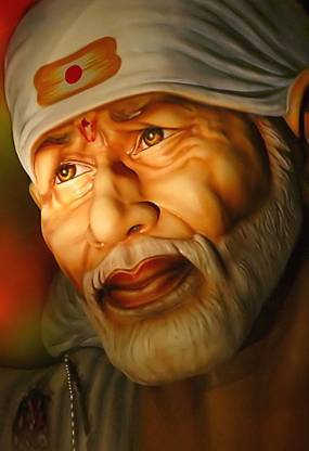 Shirdi Saibaba Wallpapers Fully WaterProof Vinyl Sticker Poster For Living  Room,Bedroom,Office,Kids Room,Hall (24inch X 36inch) Fine Art Print -  Religious posters in India - Buy art, film, design, movie, music, nature and