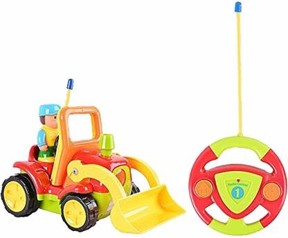 Toyvala Cartoon Engineering Vehicle JCB Remote Control ,3 Buttons ,Support  Sound & Light - Cartoon Engineering Vehicle JCB Remote Control ,3 Buttons  ,Support Sound & Light . Buy Engineering Vehicle toys in