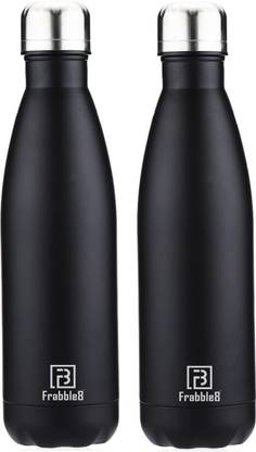 Frabble8 Stainless Steel Insulated Water Bottle Hot Cold For 12 Hours Pack Of 2 500ml 500 Ml Flask Buy Frabble8 Stainless Steel Insulated Water Bottle Hot Cold For 12 Hours Pack Of
