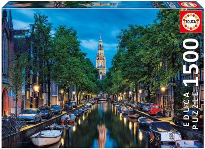 to continue the Internet Frontier Educa Children'S 1500 Amsterdam Canal At Dusk Puzzle (Piece) - Children'S 1500  Amsterdam Canal At Dusk Puzzle (Piece) . shop for Educa products in India.  | Flipkart.com